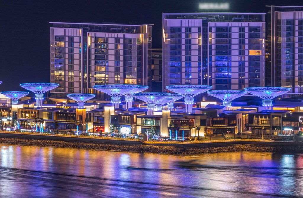 ©EDSA | Bluewaters Island | Waterside at Night