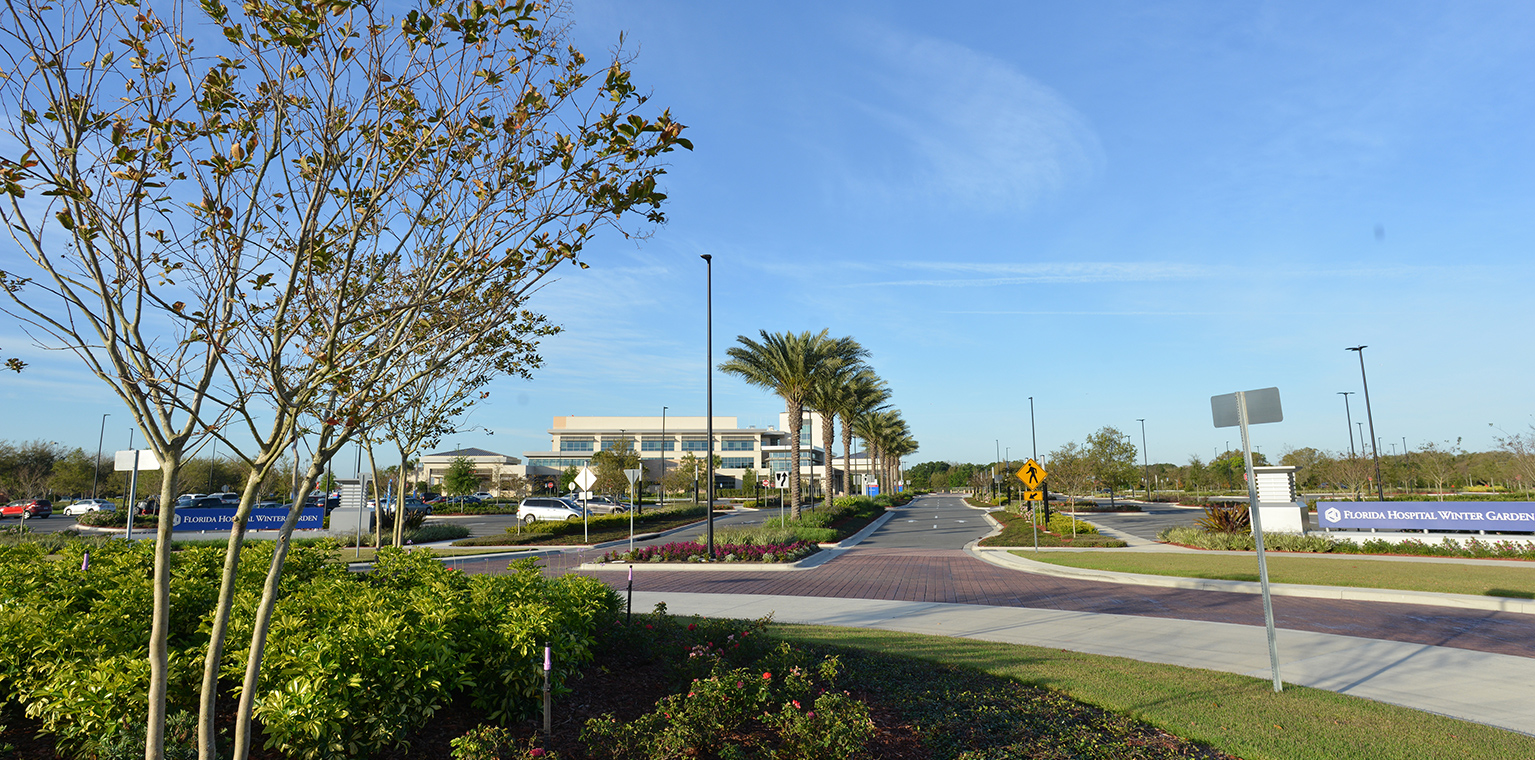 ©EDSA | Adventhealth Winter Garden | Entrance Driveway