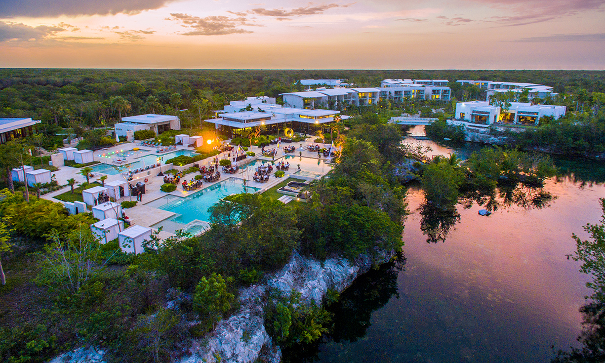 ©EDSA | Andaz Mayakoba Resort Riviera Maya | Aerial View of Development
