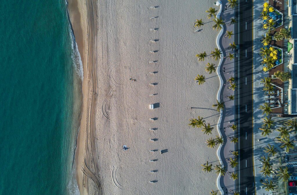 ©EDSA | Fort Lauderdale Beach Revitalization | Aerial Beach View