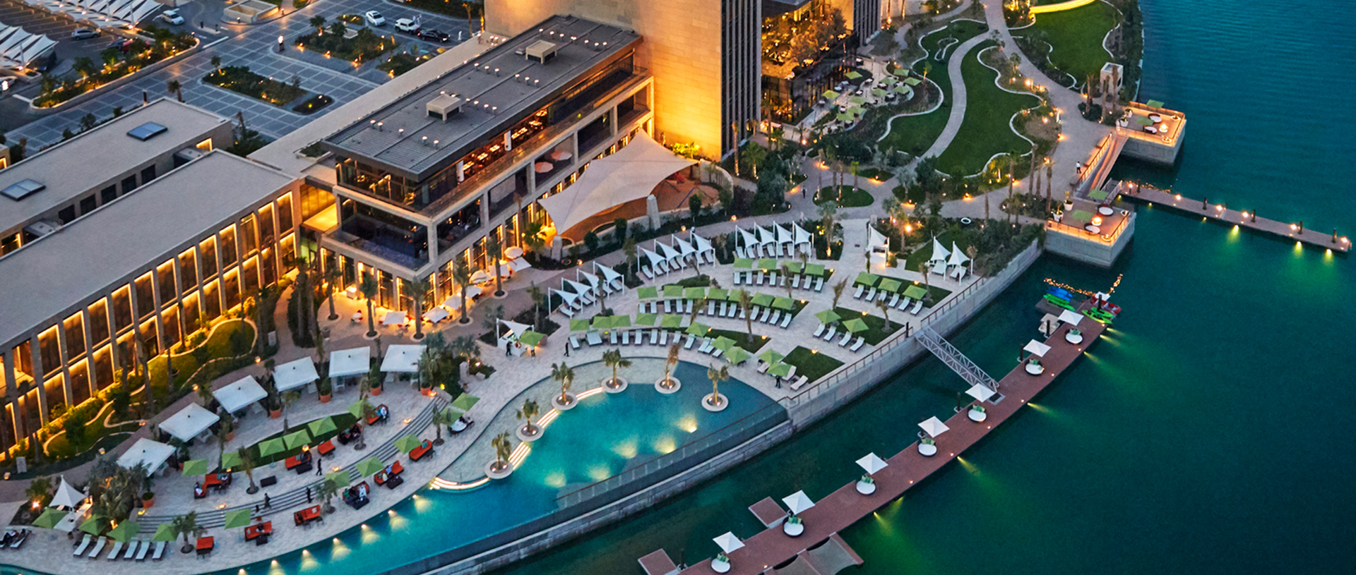 ©EDSA | Four Seasons Hotel Bahrain Bay | Aerial View