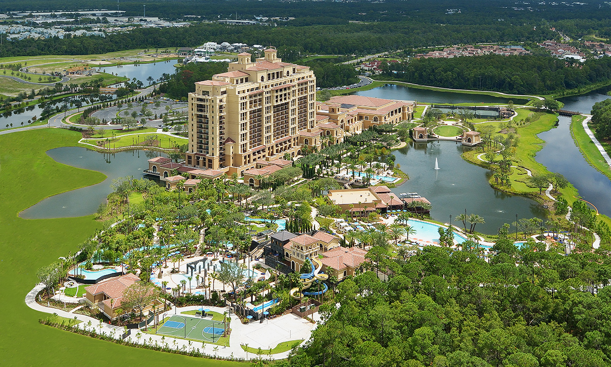 ©EDSA | Four Seasons Resort Orlando at Walt Disney World | Aerial Resort View