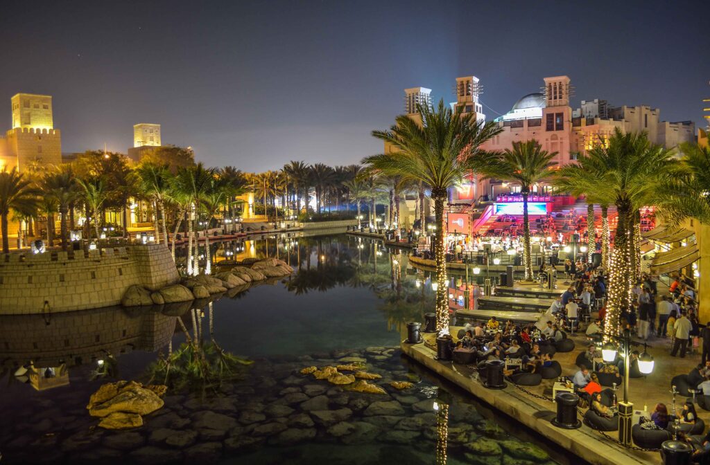 ©EDSA | Madinat Jumeirah | Waterside at Night