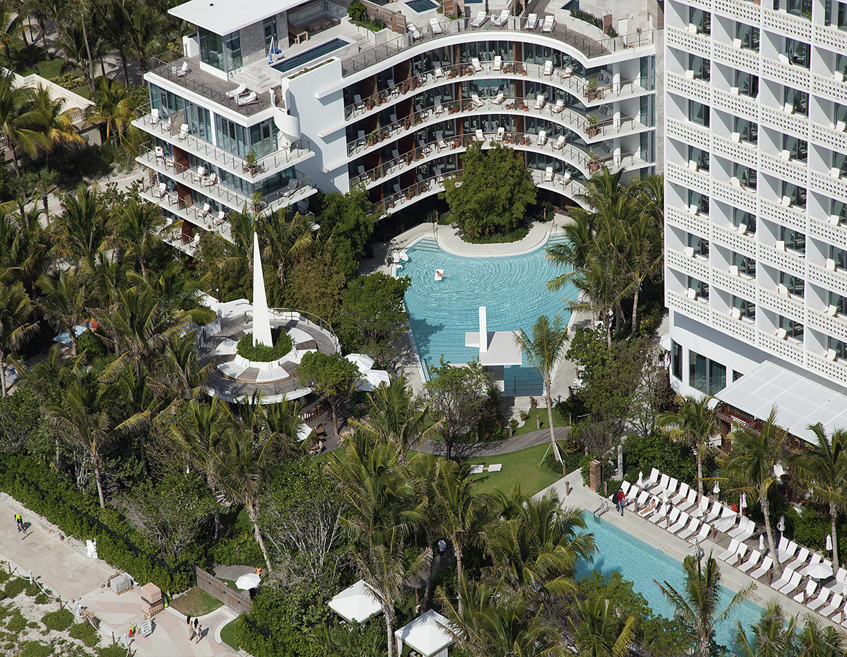 ©EDSA | Miami Beach Edition | Aerial View of Hotel