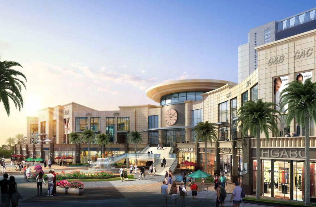 ©EDSA | Mission Hills Town Center | Exterior View