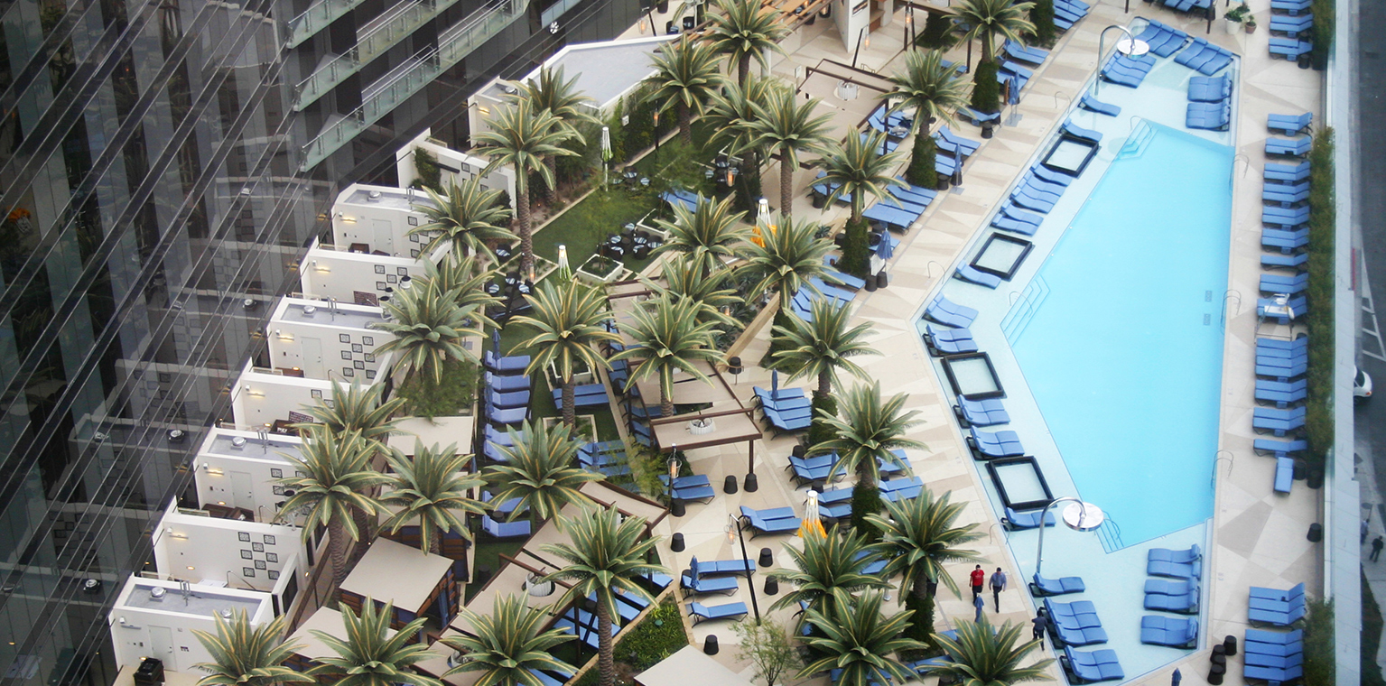 ©EDSA | The Cosmopolitan of Las Vegas | Above View of Pool