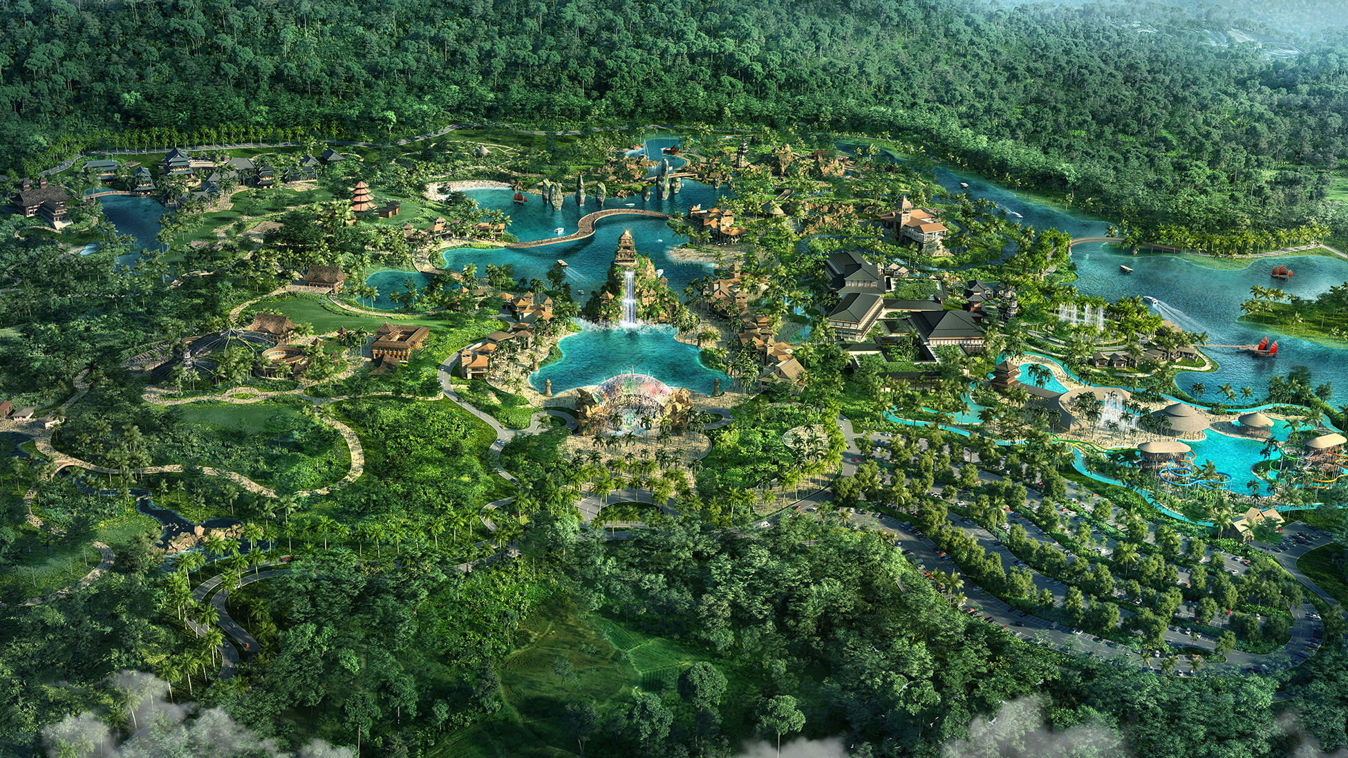 ©EDSA | Mysterious Rainforest Kingdom | Aerial Plan