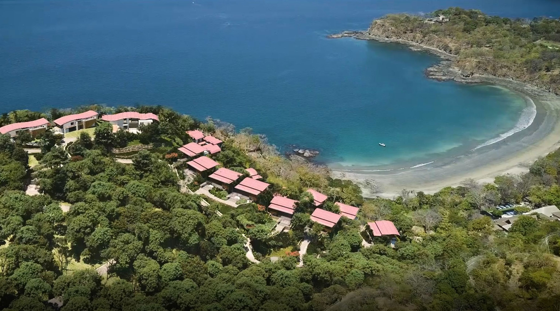 ©EDSA | Peninsula Papagayo | Aerial view Rooftops