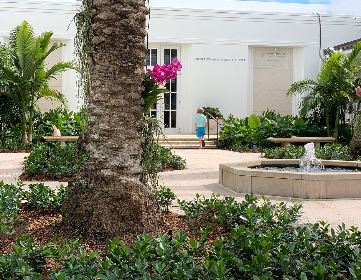 ©EDSA | Norton Museum of Art | Tree, Fountain and Building