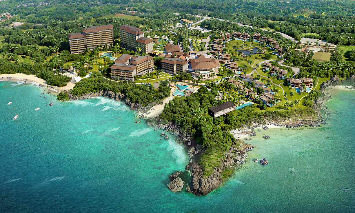 ©EDSA | Four Seasons Okinawa | Aerial view of the entire development